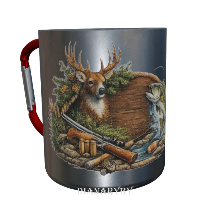 Kovový hrnček poľovníctvo - rybárstvo 1 kovovy-hrncek.polovnictvo-rybarstvo R