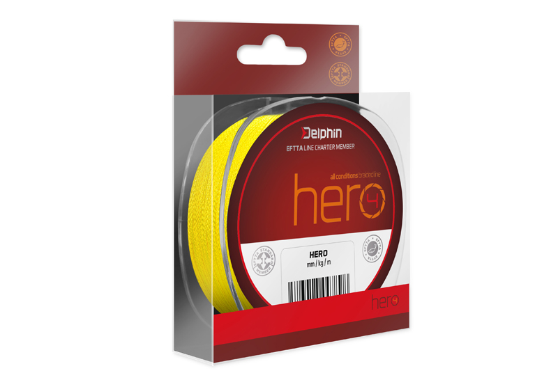 Šnúra HERO 4 / fluo žltá 1 Šnúra HERO 4 / fluo žltá