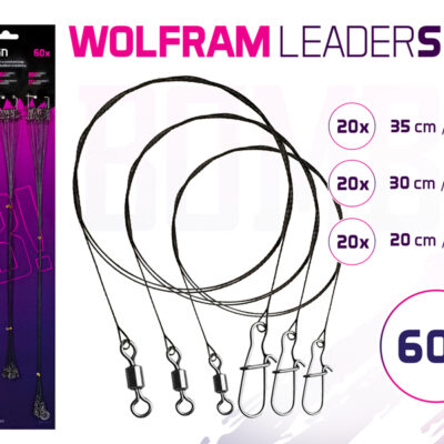 Set wolfrám. laniek BOMB! S obratl. a karabínkou