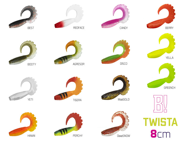 Umelá nástraha Delphin TWISTA UVs/ 5ks 1 Umelá nástraha Delphin TWISTA UVs/ 5ks