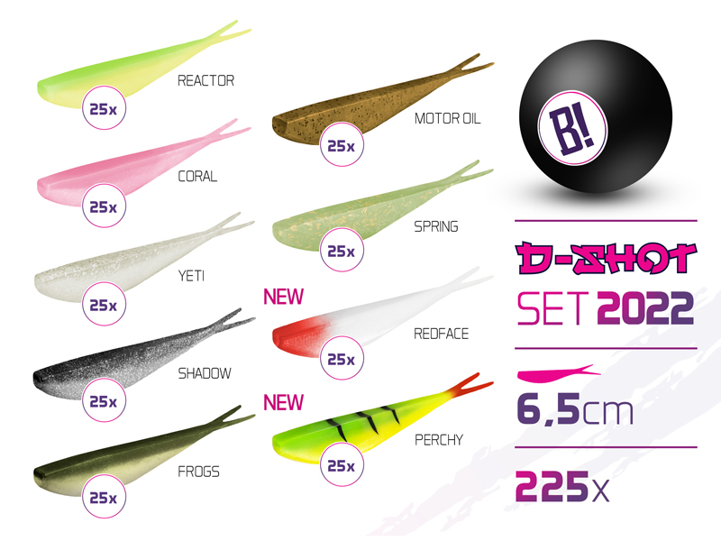 Sada nástrah BOMB D-SHOT set 2022 / 225ks 1 Sada nástrah BOMB D-SHOT set 2022 / 225ks