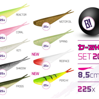 Sada nástrah BOMB D-SHOT set 2022 / 225ks