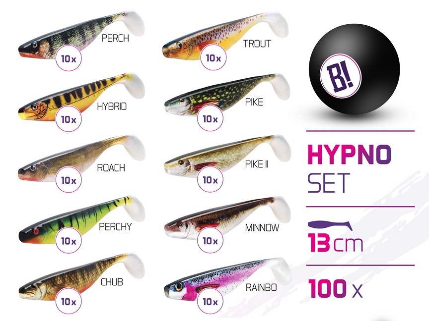 Sada nástrah BOMB Hypno / 100ks 1 Sada nástrah BOMB Hypno / 100ks