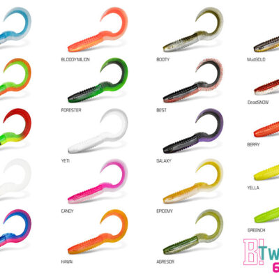 Umelá nástraha Delphin TwistaX Eeltail UVs / 5ks