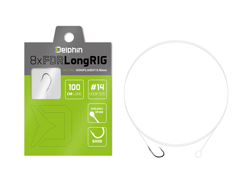Nadväzec Delphin FDR LongRIG / 8ks 1 Nadväzec Delphin FDR LongRIG / 8ks