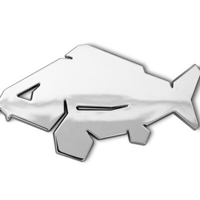 3D nálepka Delphin CARP Chróm