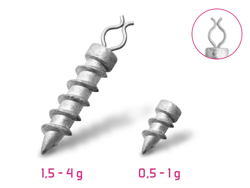 Delphin B! Prídavné závažie zavrtávacie / 10ks 1 Delphin B! Prídavné závažie zavrtávacie / 10ks