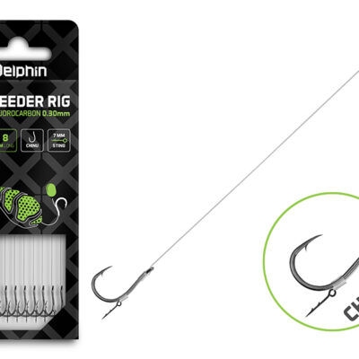 Feedrový nadväzec Delphin Fluoro Sting / 10ks