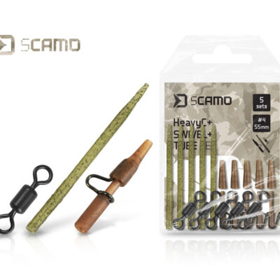 Set Delphin sCAMO HeavyC + Swivel + Tube / 5 setov