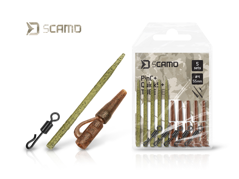 Set Delphin sCAMO PinC + QuickS + Tube / 5 setov 1 Set Delphin sCAMO PinC + QuickS + Tube / 5 setov