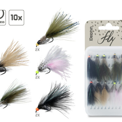 Sada umelých mušiek Delphin FLY / 10ks