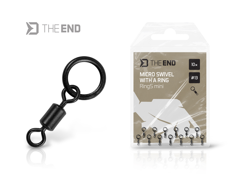 Mikro obratlík s krúžkom TheEND RingS mini / 10ks 1 Mikro obratlík s krúžkom TheEND RingS mini / 10ks