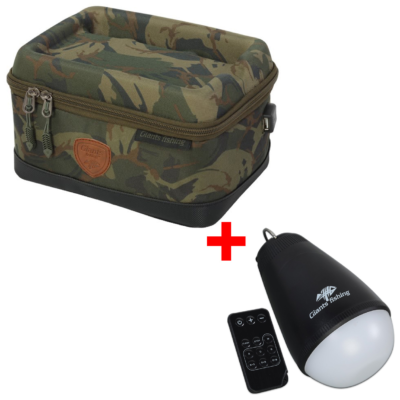 Giants fishing Akčný set - Puzdro na elektroniku Medium + Svetlo Camping Lamp LED Multicolour