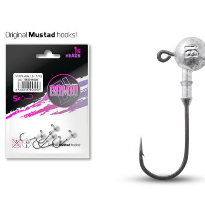 Jigová hlava s golierikom Delphin BOMB / 3ks