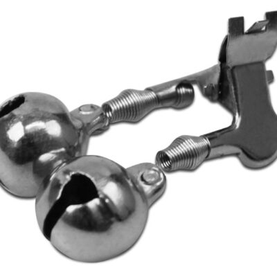 Zvonček Delphin, kovový štipec / 1ks