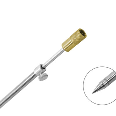 Rázsoška Delphin oceľová so závitom